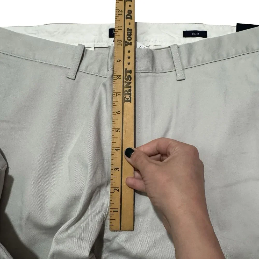 NWT J Crew Tech Pant Slim Chino Stone Size 38x32 Flex Stretch Pants